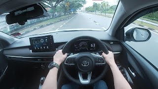 2023 Toyota Vios 15G  Day Time POV Test Drive [upl. by Llenahc665]