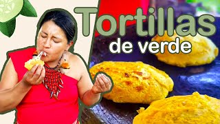 TORTILLAS de platano verde con CAFE ☕✅🤤  Recetas de la Abuela [upl. by Wampler]