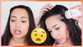 WASHING MY HAIR ONLY WITH AN ACV RINSE FOR 1 WEEK  dpHUE ACV RINSE REVIEW [upl. by Teerprug]