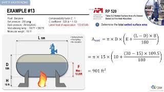 How to size a safety or pressure relief valve for fire conditions by WR Training [upl. by Oigres]