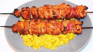 Middle Eastern Chicken Kebabs  Grilled Chicken Skewers Recipe  كباب الدجاج [upl. by Noreen]