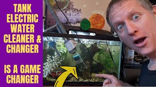 Electric Aquarium Vacuum Gravel Cleaner is A Game Changer [upl. by Madriene165]