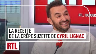 LASTUCE DU CHEF  la recette de la crêpe suzette par Cyril Lignac [upl. by Ahsinak]