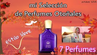 MI SELECCIÓN DE PERFUMES OTOÑALES  OCTUBRE 2024 [upl. by Gerrie]