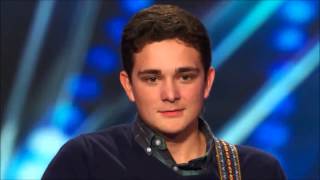 Americas Got Talent 2014 Audition  Jaycob Curlee deserves the world [upl. by Ipoillak]