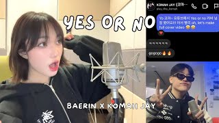 GroovyRoom  Yes or No Cover by baerin ft Komah Jay [upl. by Ahsaeyt]