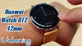 Huawei Watch GT2 42mm  Unboxing amp Hands On  Buy Link  Description [upl. by Chastain]