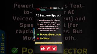 CyberLink PowerDirector vs Movavi video editor Comparison [upl. by Dibri644]