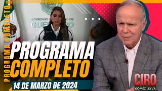 Asesinan a trailero sobre la autopista PueblaVeracruz  Ciro  Programa Completo 14marzo2024 [upl. by Ellsworth]