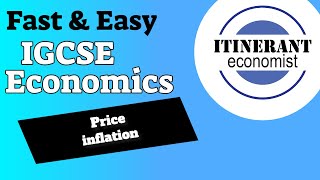 IGCSE Economics 0455  Unit 6  Part 1 Price Inflation [upl. by Redliw]