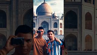 Ronaldo amp Messi visit to India 🤍😂 [upl. by Ynner188]