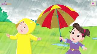 Seasons  Monsoon  Nursery Rhymes for Kids  Nursery FLN World Around Us Book 1  Springboard [upl. by Edorej]