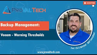 Backup Management Veeam Warning Threshold [upl. by Aileon959]