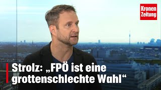 Strolz „FPÖ ist eine grottenschlechte Wahl“  kronetv NACHGEFRAGT [upl. by Kano234]