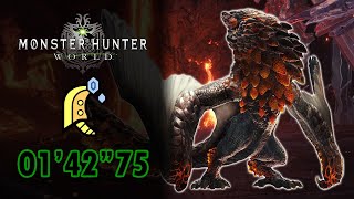 MHW  Bazelgeuse vs Kjárr Fellsword quotIcequot 0142quot75 Solo TA wiki rules [upl. by Edie521]