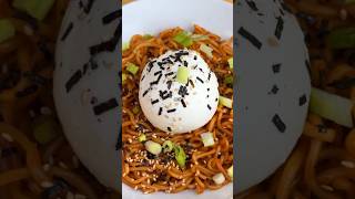 Trying the Viral BURRATA RAMEN Recipe 🍜🧀 ramen recipehack spicynoodles [upl. by Hindu]