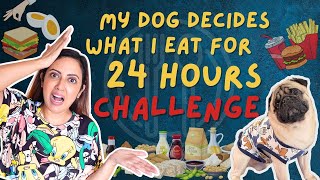 My DOG Decides What I Eat For 24 Hours  Food Challenge  Garimas Good Life [upl. by Gelasias309]