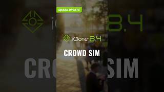 iClone 84  Crowd Simulation Environment Navmesh and more [upl. by Eenaffit]