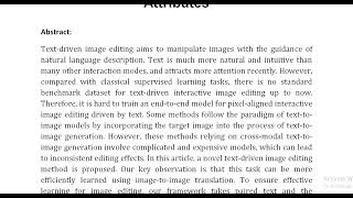 Lightweight Text Driven Image Editing With Disentangled Content and Attributes [upl. by Morten549]