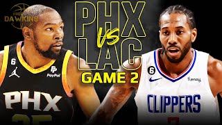 Phoenix Suns vs Los Angeles Clippers Game 22 Full Highlights  2023 WCR1  FreeDawkins [upl. by Ahsinot445]