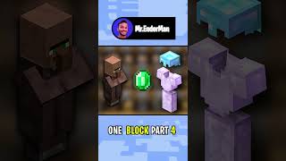 Watch full video ONE BLOCK 4th part clip1 minecraft shorts [upl. by Fee]