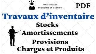 Provisions des Stocks  Exercice Corrigé [upl. by Evatsug]