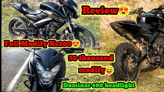 Ns200 review 😍  full modify NS200  30 thousand modify 😝 [upl. by Amada]