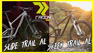 Radon bikes new aluminium line  skeen trail AL and slide trail AL 2022 [upl. by Emalee]