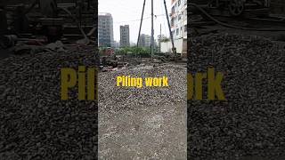 construction building machine Piling work process [upl. by Hanselka383]