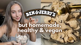 SELFMADE BEN amp JERRYS  but vegan healthy and high protein  annrahel [upl. by Sitra]