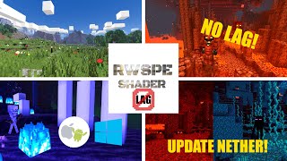 RWSPE Shader NO LAG  Minecraft PE 116x Windows 10 amp iOS amp Android [upl. by Latterll524]