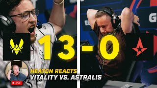 Vitality vs Astralis  BLAST PREMIER FALL FINALS GROUP STAGE  Full Inferno Game  HeatoN Reacts [upl. by Dickman736]