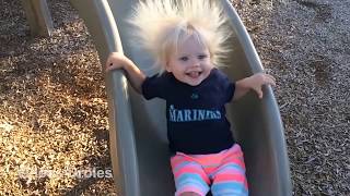 Les drôle moments des enfants qui font du toboggan [upl. by Reiss671]