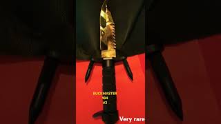 Buckmaster 184 very rare Number 3 of 62 knive military rambo titaniumarmy combatknife [upl. by Feer]