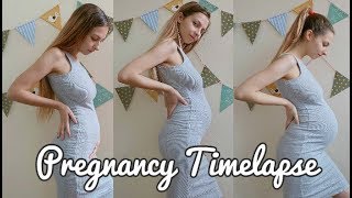 Epic Pregnancy Progression Time Lapse  Week by Week  PlantPowerBaby [upl. by Nancee523]