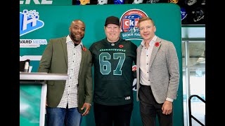 RIDER RADIO Longtime Riders OL Dan Clark explains how he came to grips with CFL retirement [upl. by Tedie]