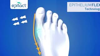 How to Correct an Hallux Valgus and Relieve Bunion Pain  by EPITACT at Boots [upl. by Olbap]