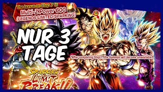 MIT ATMER NUR 3 TAGE VERFÜGBAR Limit Break Sparking Banner Summons Dragon Ball Legends deutsch [upl. by Elpmet]