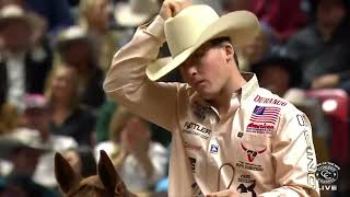 Riley Webb Wins Second Straight Round to Start NFR With 78Second Run [upl. by Amathiste]