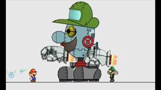 Super Paper Mario Boss 13  Brobot Ltype [upl. by Desmund210]