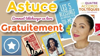 COMMENT TELECHARGER UN LIVRE GRATUITEMENT  📖📘📚ASTUCE [upl. by Eelanaj]