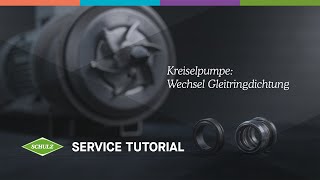 SCHULZ Service Tutorial  Wechsel Gleitringdichtung [upl. by Anniken]