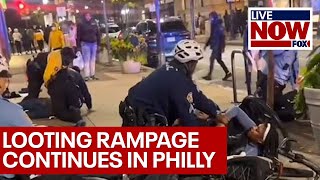 Philadelphia looting rampage continues for second night  LiveNOW from FOX [upl. by Roseanne]