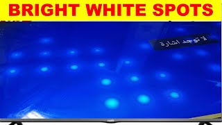 976 Bright white spots on LED tv screen [upl. by Ahtar]