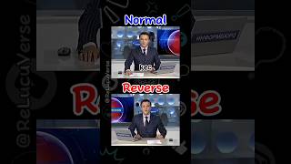 Reporter Kazakhstan reversesubtitle shorts reverse lucu memes [upl. by Ainnat364]