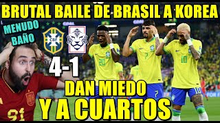 BRUTAL BAILE de BRASIL 41 a COREA y A CUARTOS  GRAN VINICIUS RAPIHNHA y NEYMAR  DAN MIEDO [upl. by Sherar]