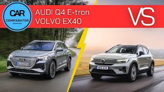 Audi Q4 etron vs Volvo EX40 XC40 Recharge  2024  Detailed Comparison Review [upl. by Alessandra]