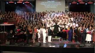 Total Praise  1500 singers  Stockholm Gospel Mass Choir [upl. by Donall]