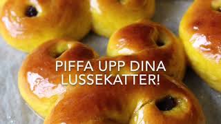 LUCKA 3  Sockrade lussekatter [upl. by Rior]