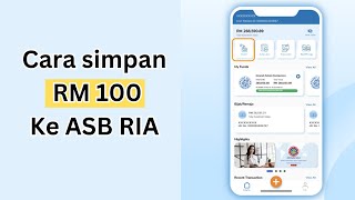 CARA SIMPAN RM100 KE ASB RIA [upl. by Micki929]